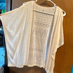 Very light pink cardigan